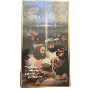 Warner Bros JESUS Movie VHS Tape Brian Deacon Rated G Christian Family